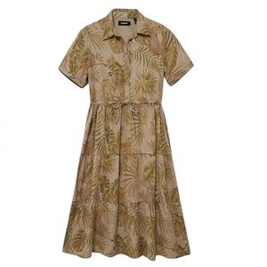 NEW DESIGUAL Agora safari shirt-dress
